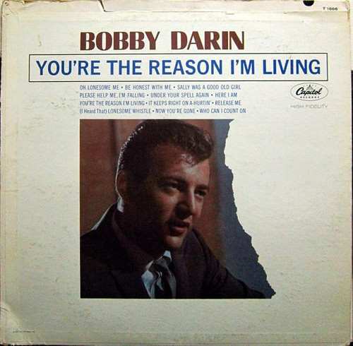 Bobby Darin - You're The Reason I'm Living (LP, Album, Mono)